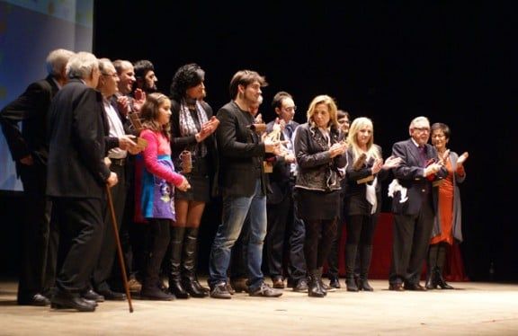 Foto de família dels guanyadors dels premis Ripolles Líders.