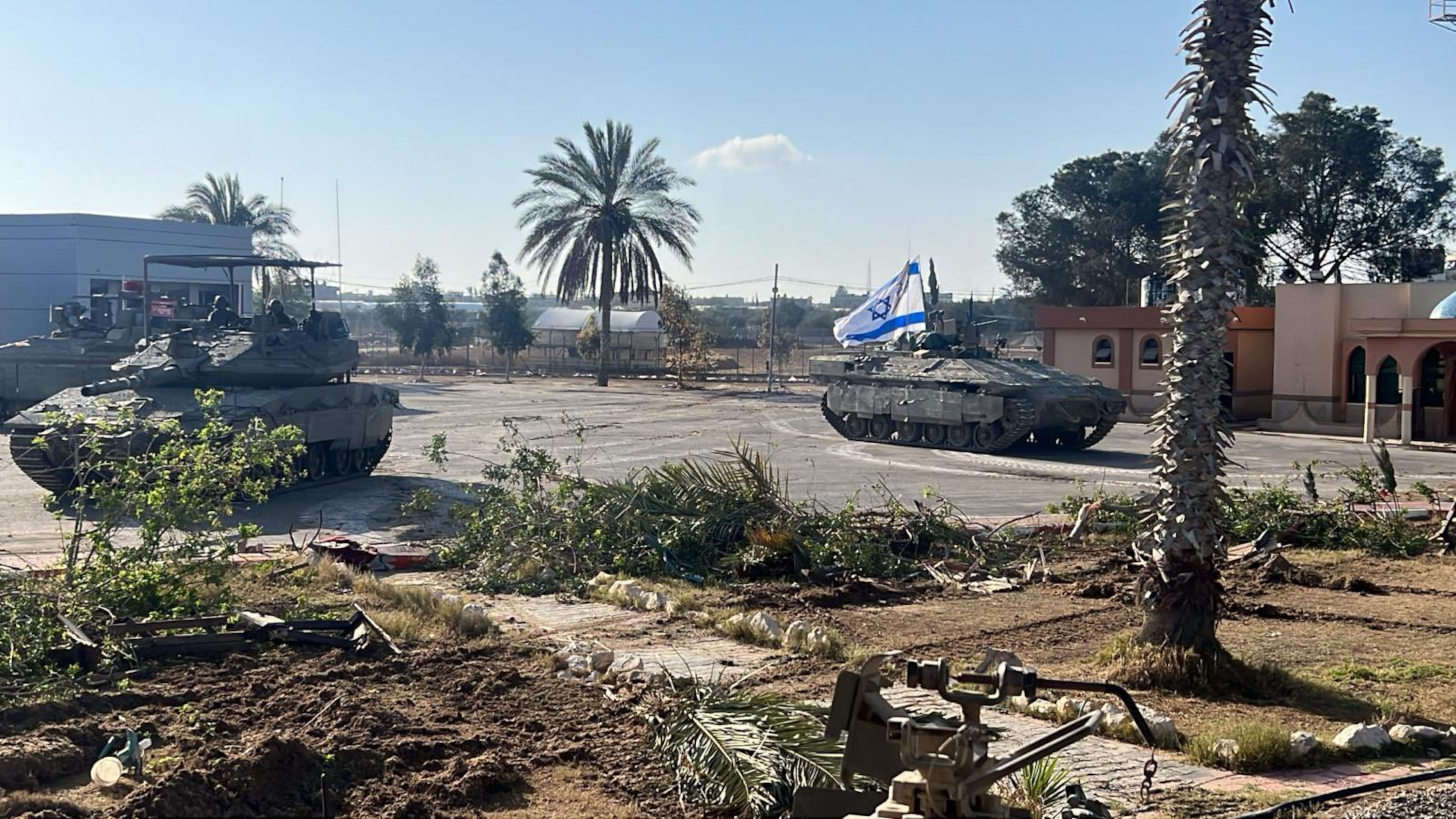 Soldats d'Israel, en combat, a Rafah