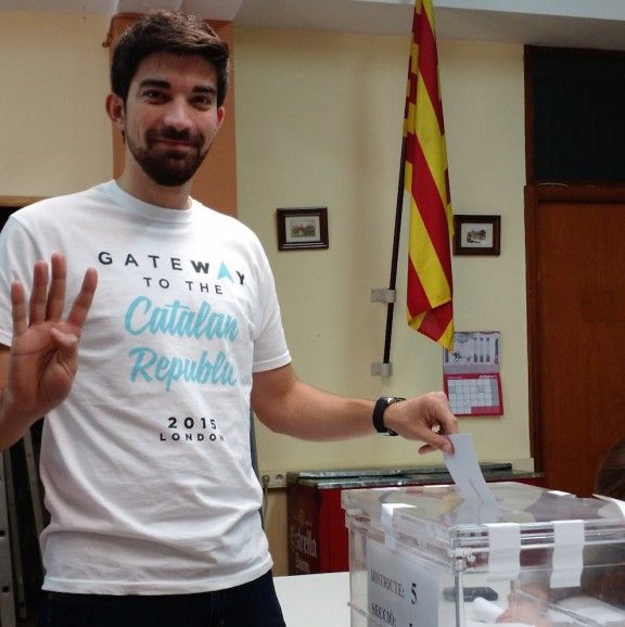 Marc Llobet, sabadellenc instal·lat al Regne Unit, votat el 27-S a Sabadell