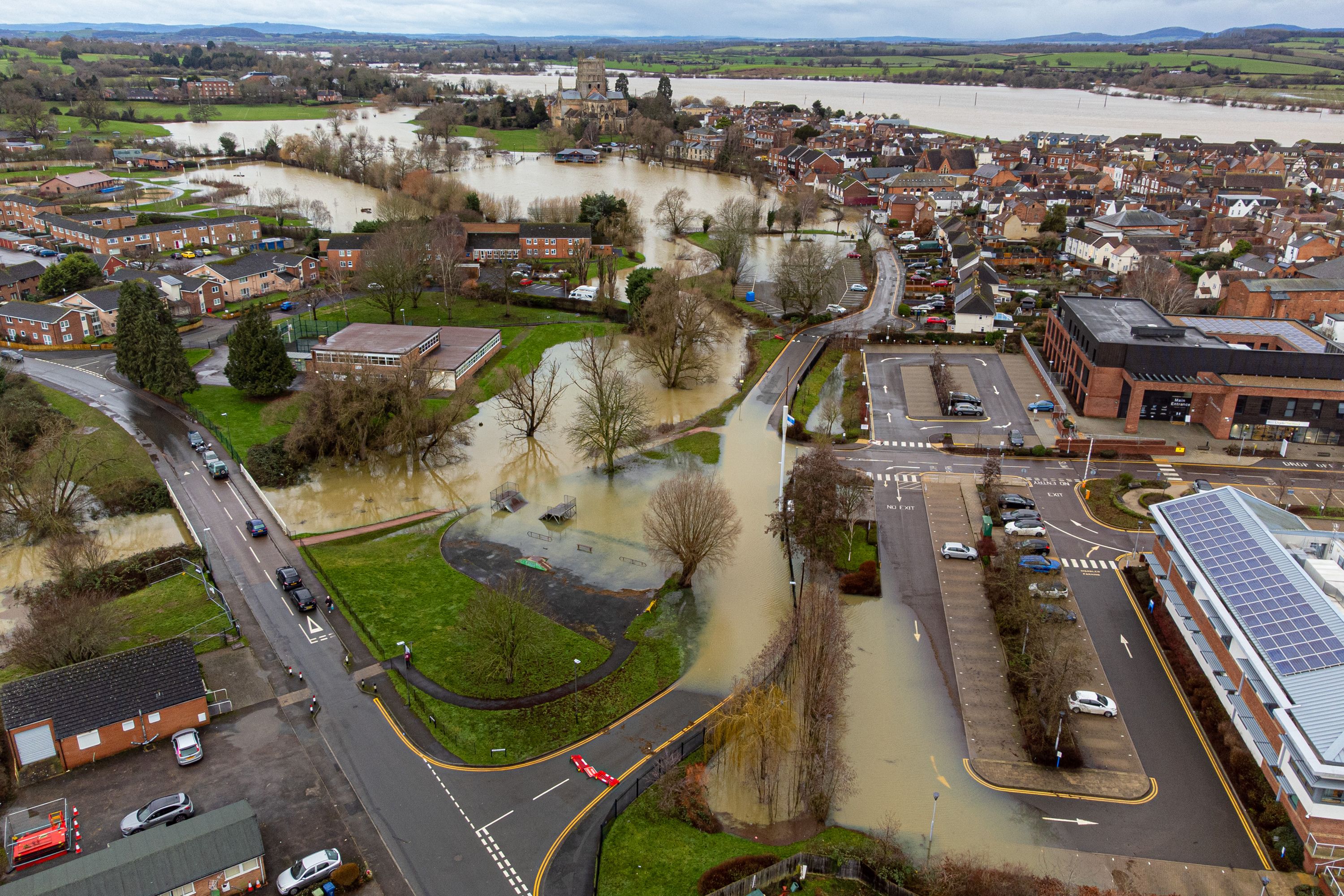 Innundacions al Regne Unit, en una imatge d'arxiu