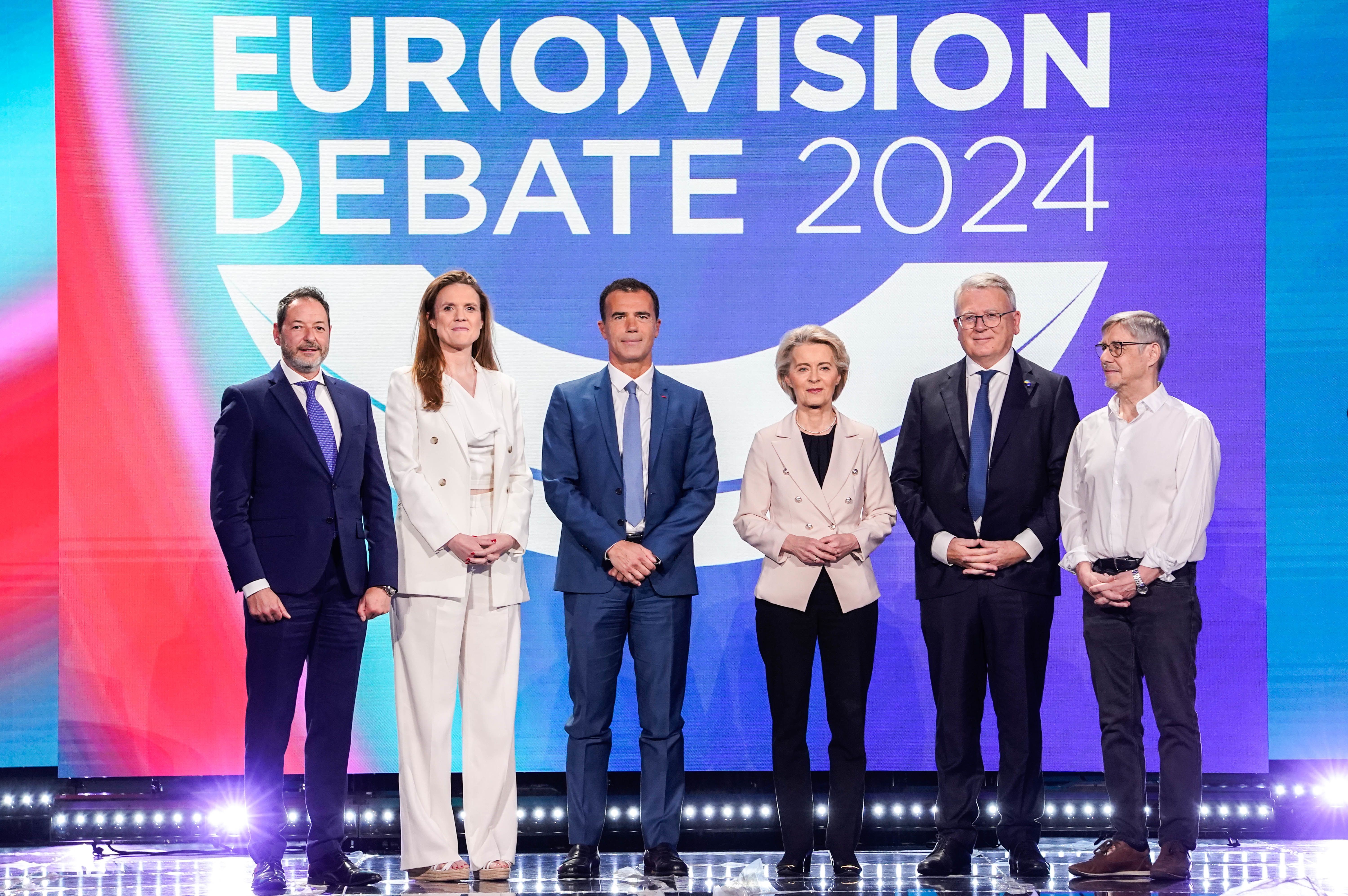 Els candidats a presidir la Comissió Europea, en el debat d'aquest dijous