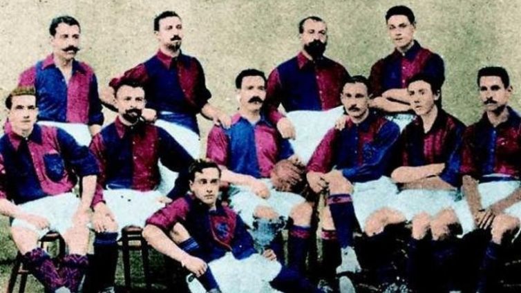 El Barça de 1902, campió de la Copa Macaya 