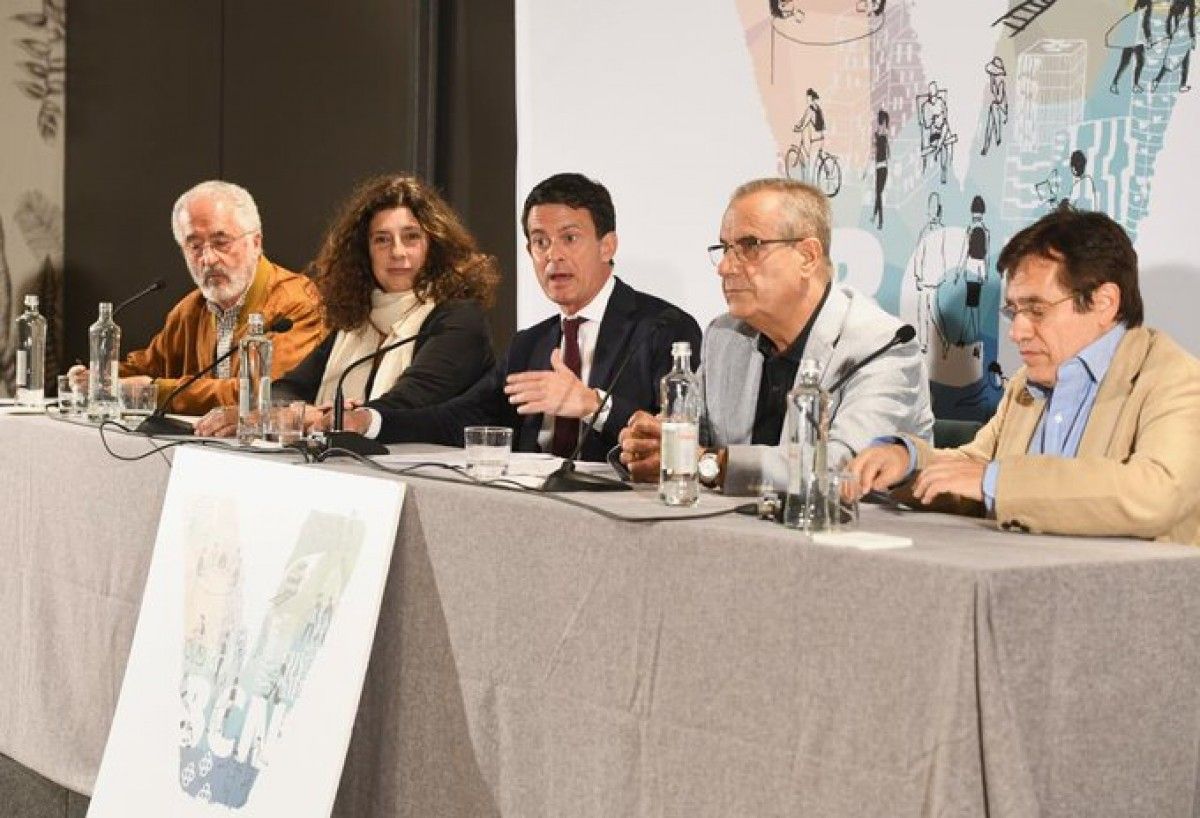 Josep Ramon Dueso, Miriam Tey, Manuel Valls, Celestino Corbacho i Félix Ovejero