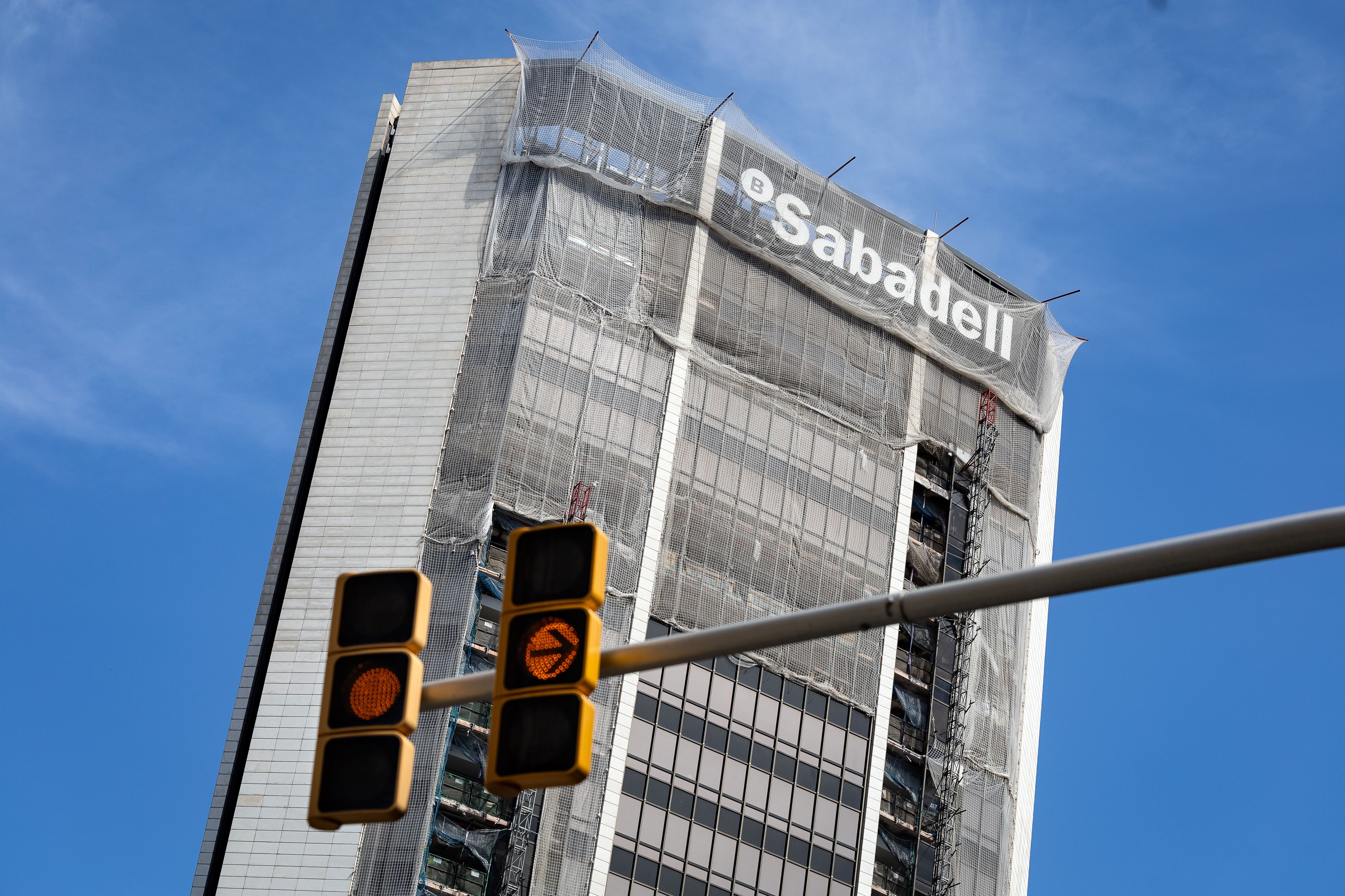 L'edifici del Banc de Sabadell a Barcelona