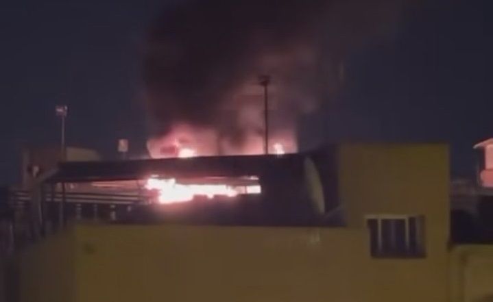 L'incendi d'un àtic a Badalona