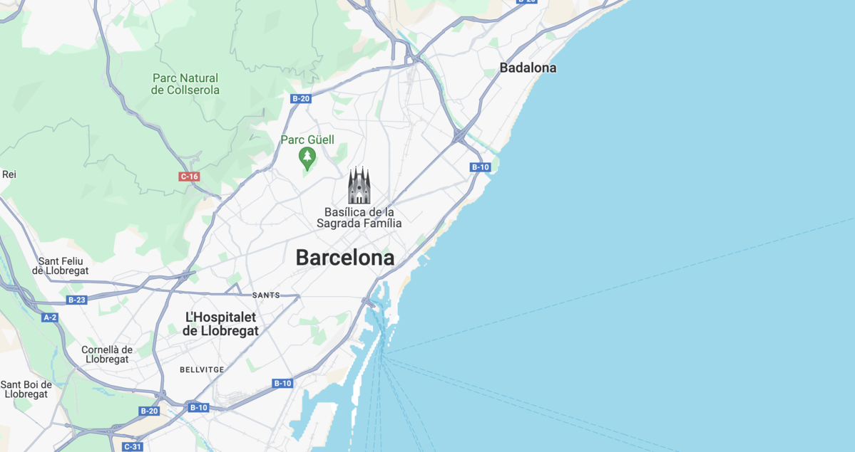 Barcelona i Badalona