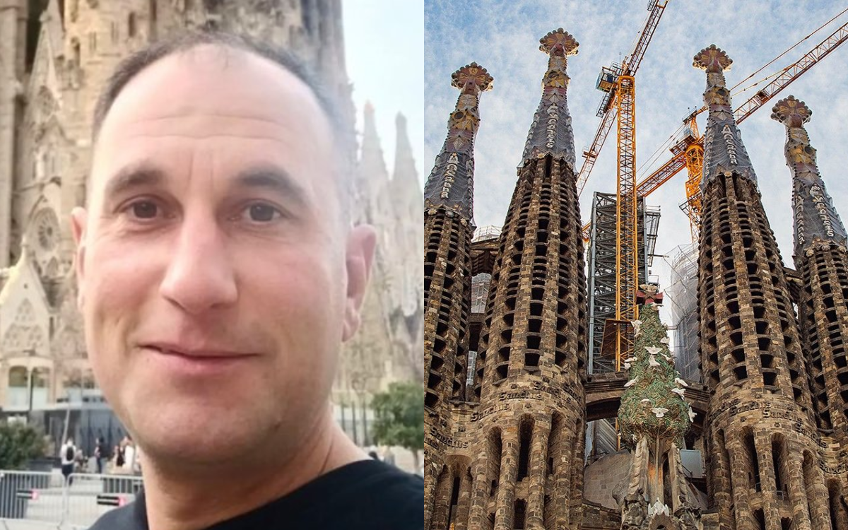 La imatge del turista desaparegut a la Sagrada Família