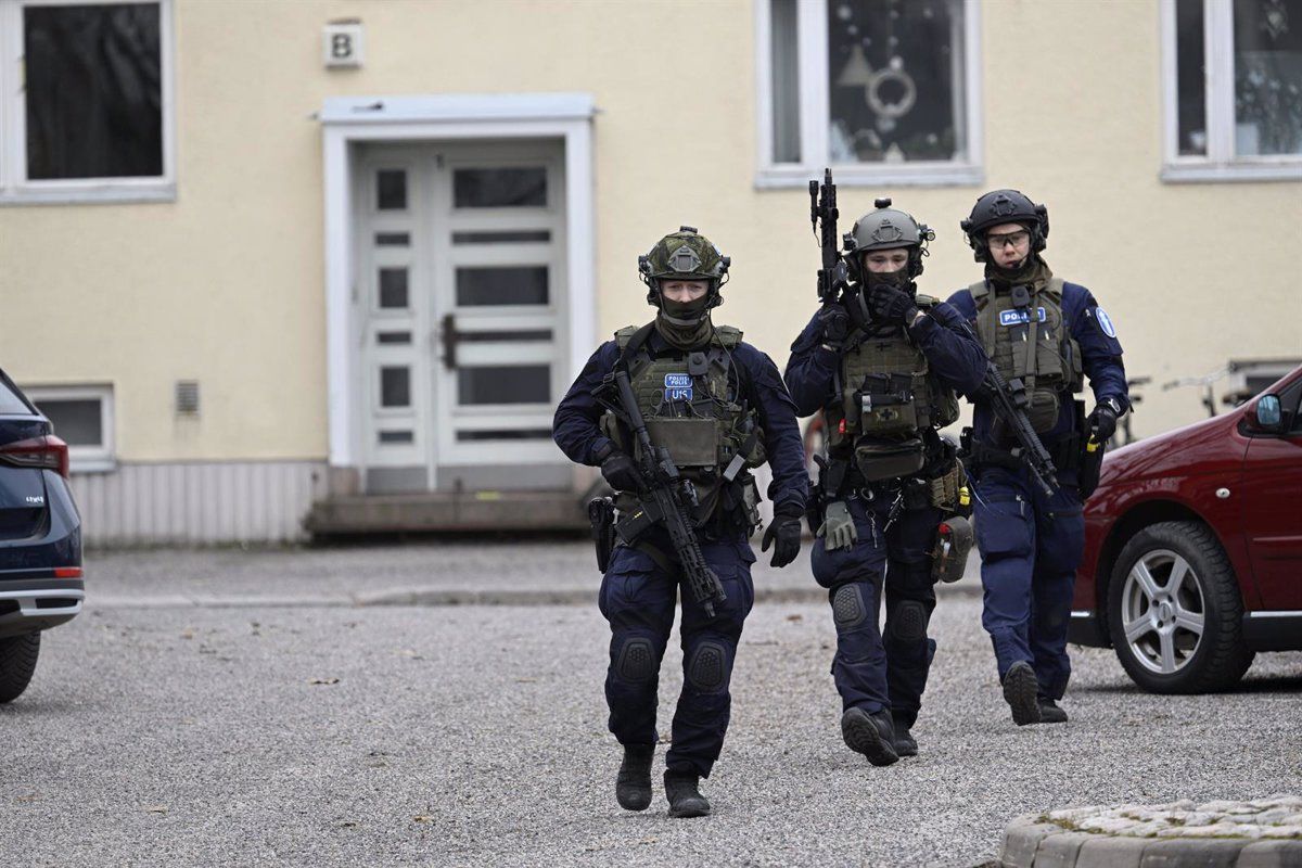 Agents de la policia de Finlàndia, en una imatge d'arxiu