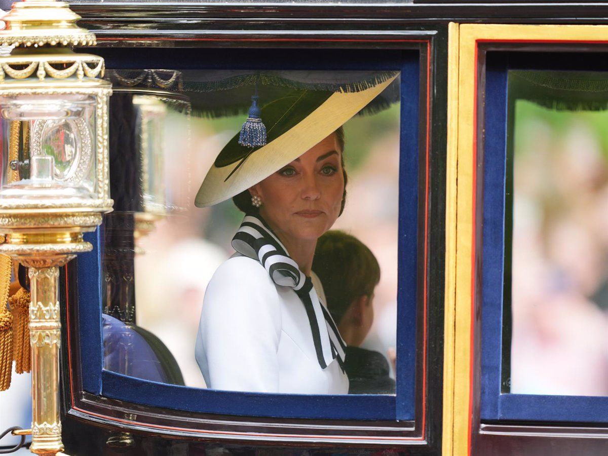 Kate Middleton, durant la desfilada de Trooping the Colour