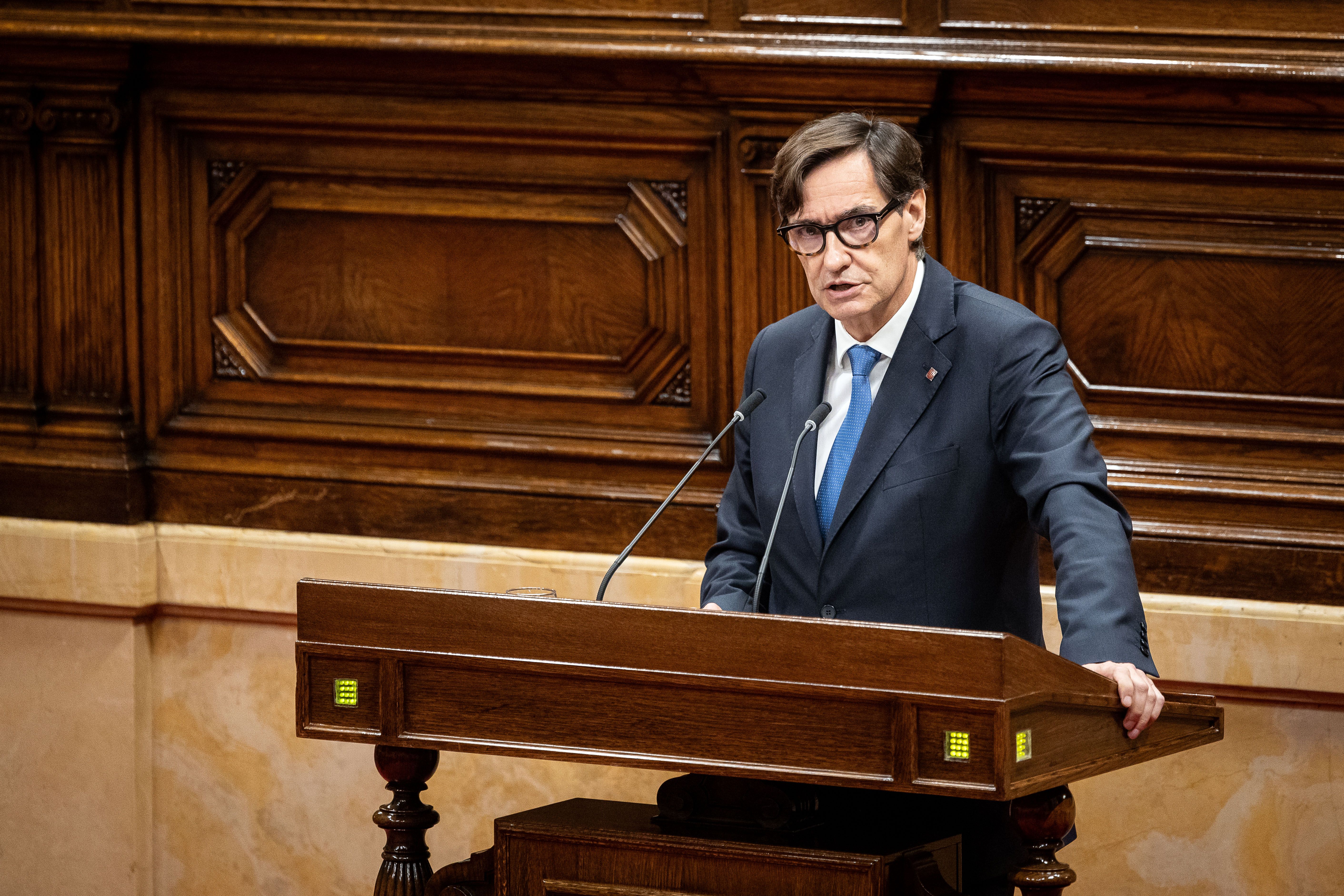 Salvador Illa al Parlament de Catalunya