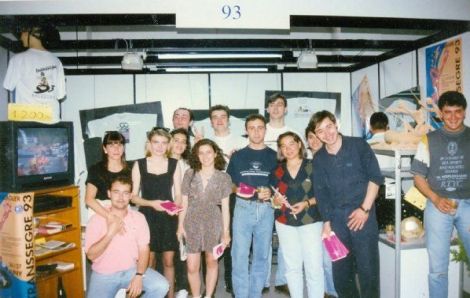 L'organització de la Transsegre, a inicis dels 90. Foto: Transsegre