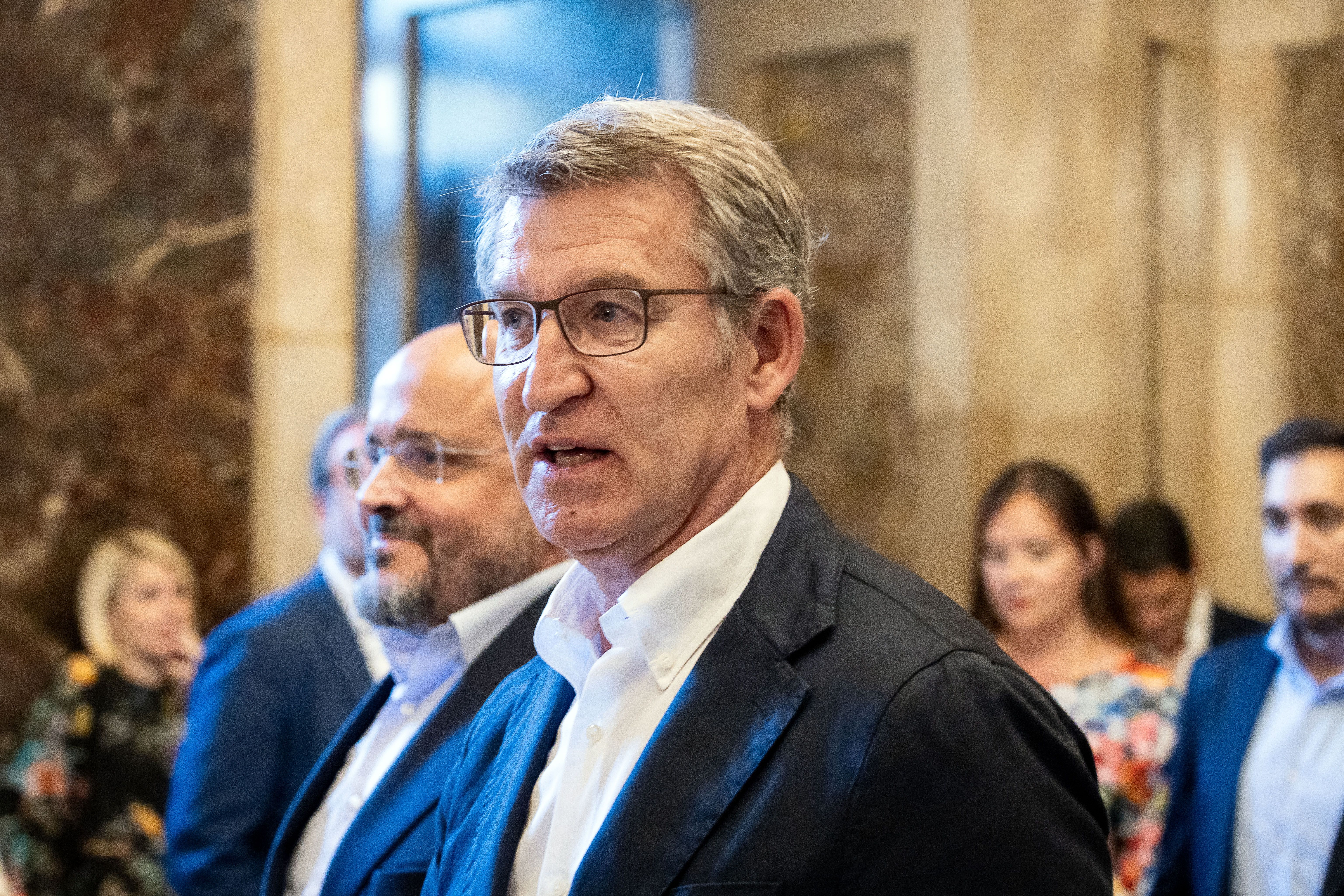 Alberto Núñez Feijóo, al Parlament