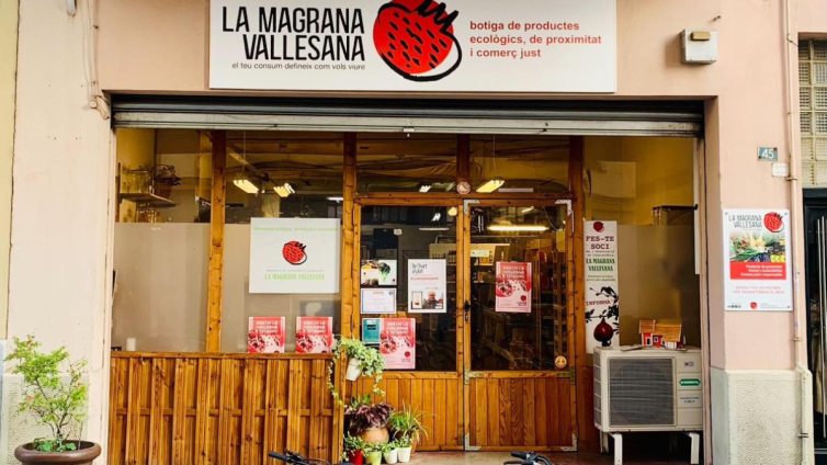 La botiga que la Magrana té al carrer Fontanella. Foto: cedida