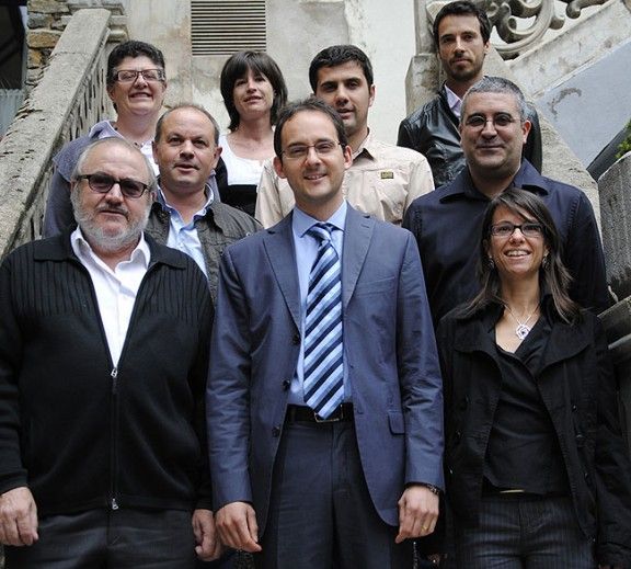 Els regidors de la novena legislatura de Ribes de Freser.