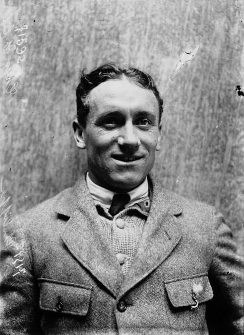El belga Philippe Thys, guanyador del Tour de 1914