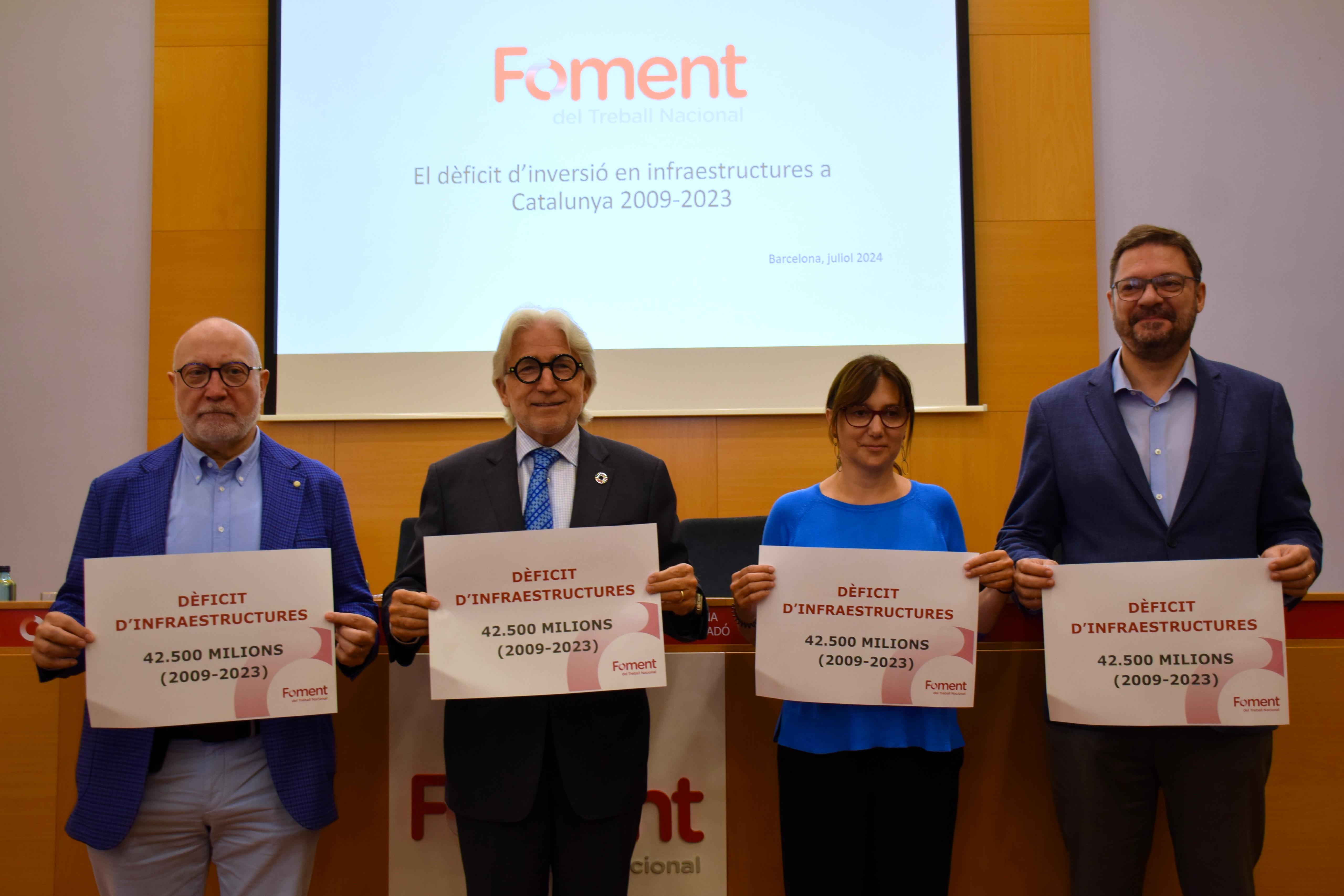 Salvador Guillermo, Josep Sánchez Llibre, Anna Cornadó i Lluís Moreno.