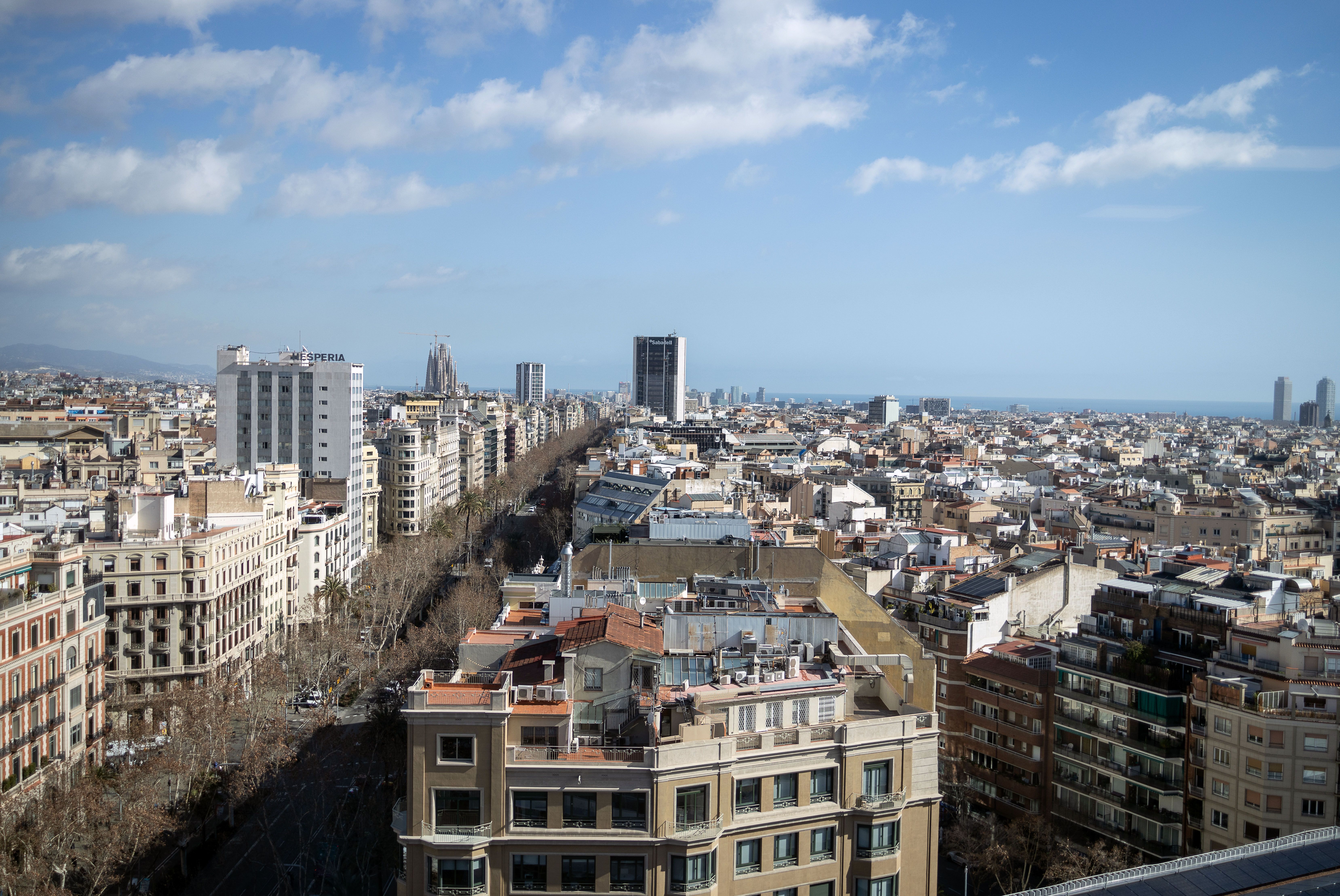 Habitatges a Barcelona, en imatge d'arxiu