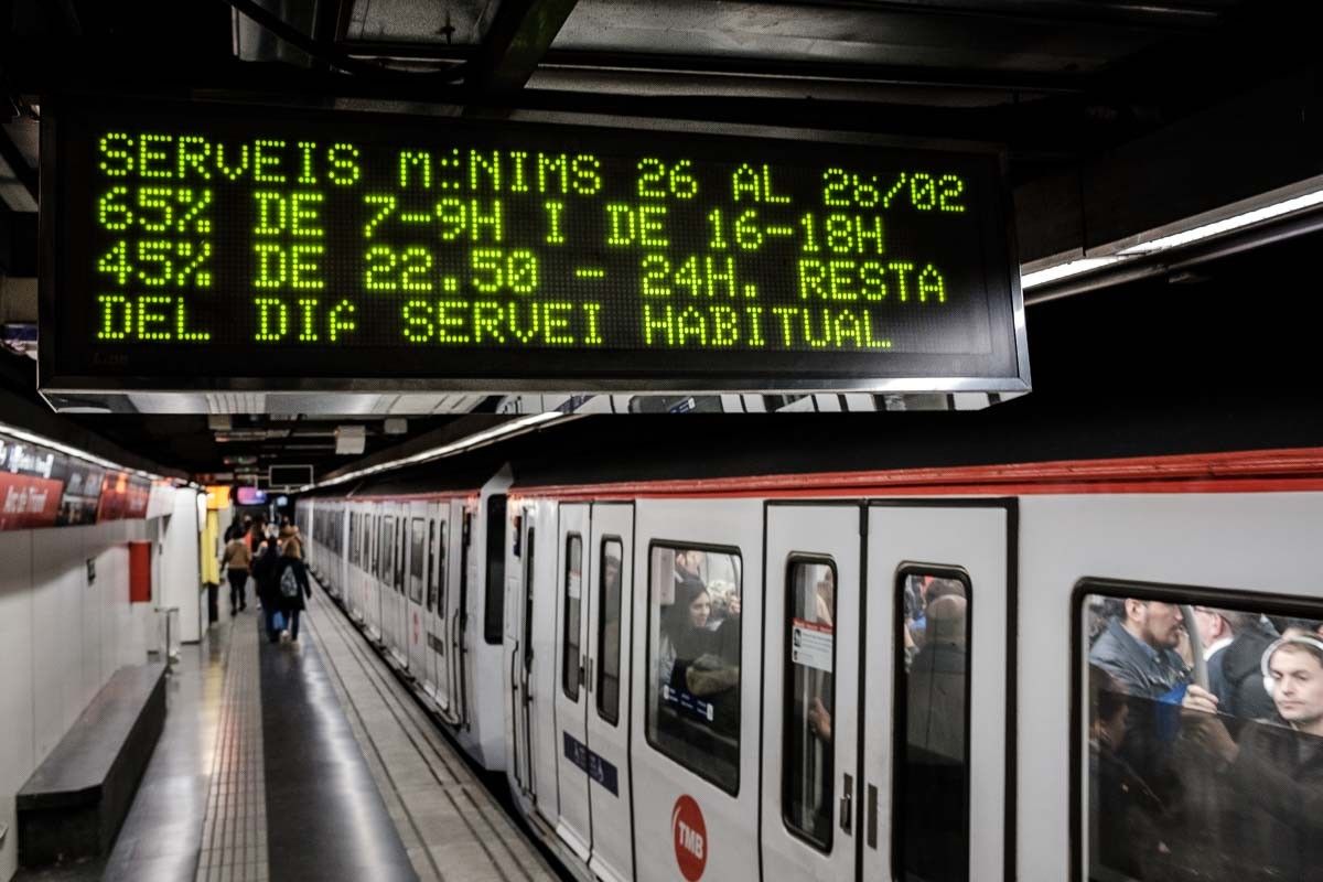 El metro no tornarà a viure vagues fins al setembre