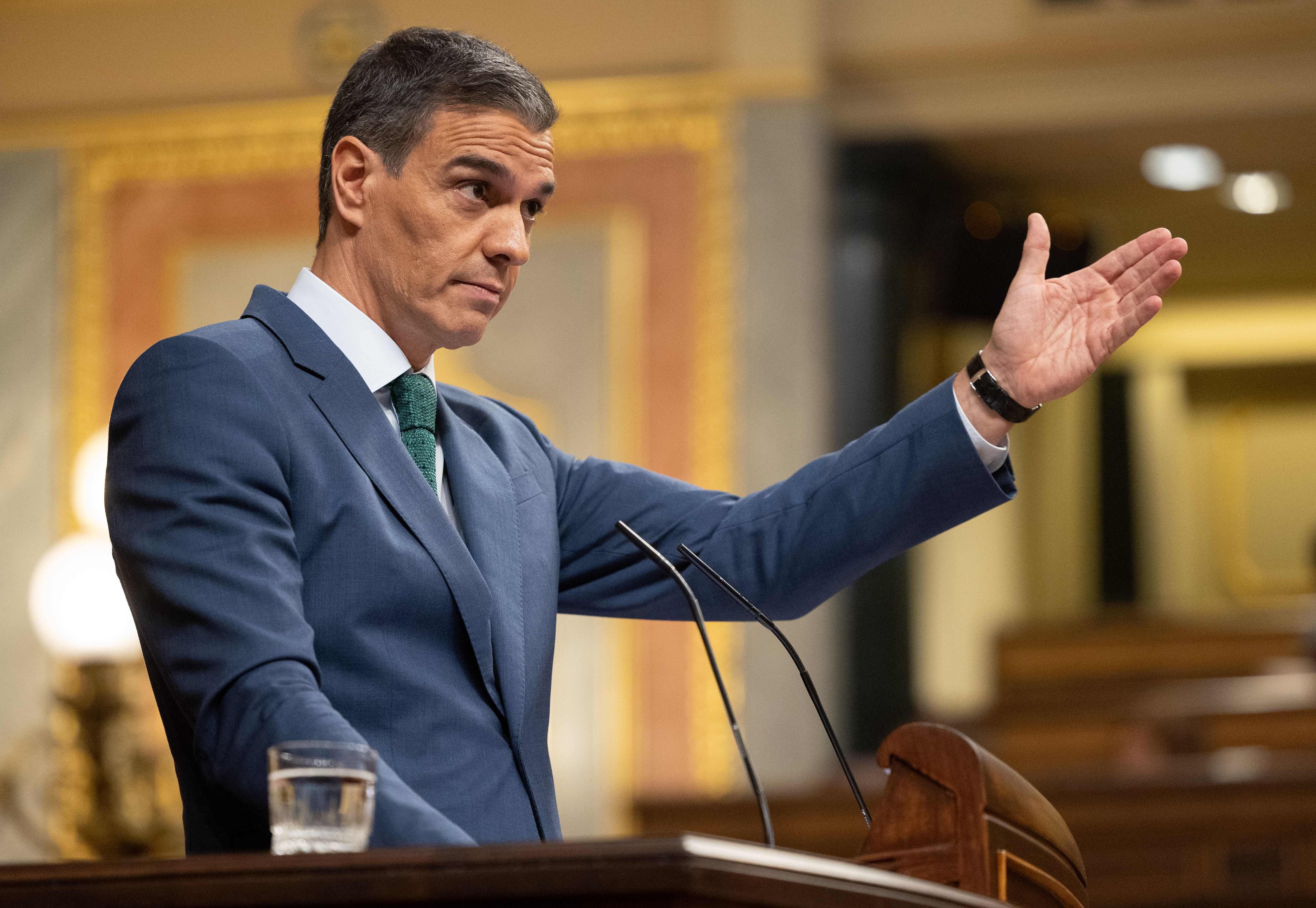 Pedro Sánchez, al Congrés.