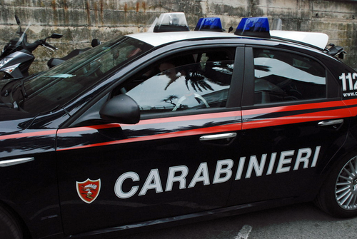 Un cotxe de la policia italiana