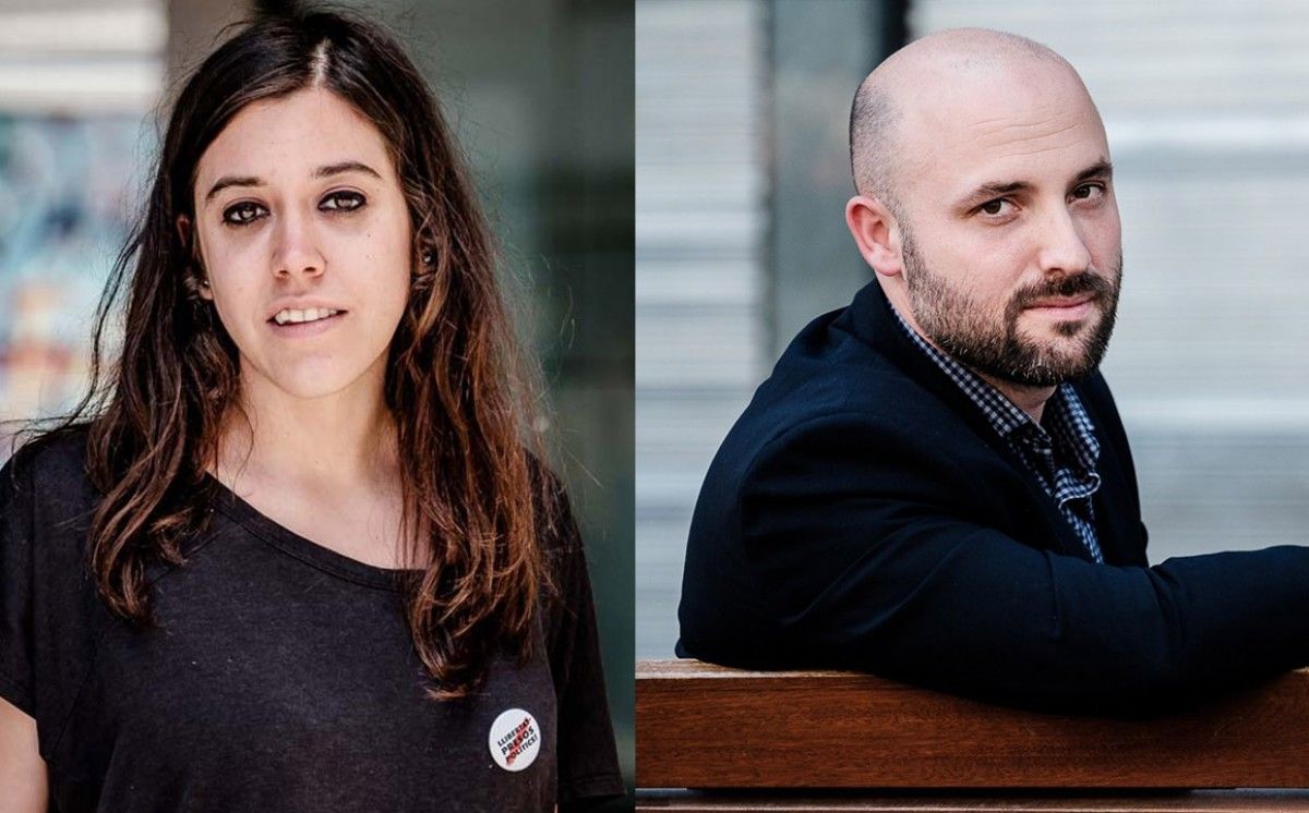 Anna Saliente i Jordi Graupera, en disputa pel vot de l'independentisme enfadat. 