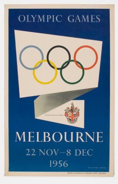 Cartell oficial dels Jocs de Melbourne de 1956