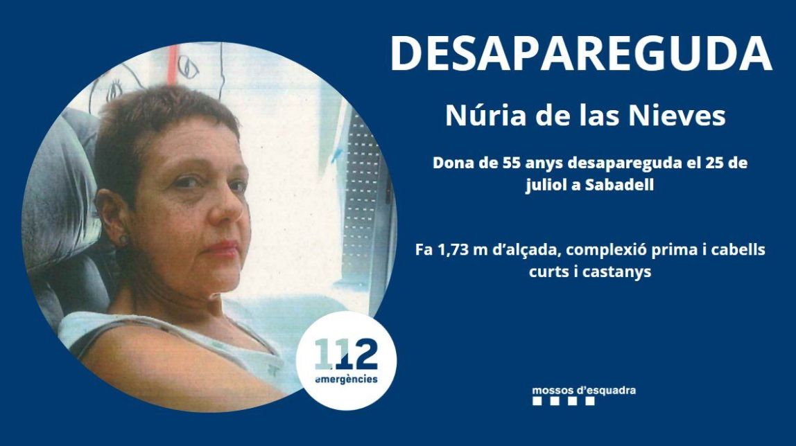 Els agents han trobat el cos sense vida de la dona desapareguda de Sabadell. 