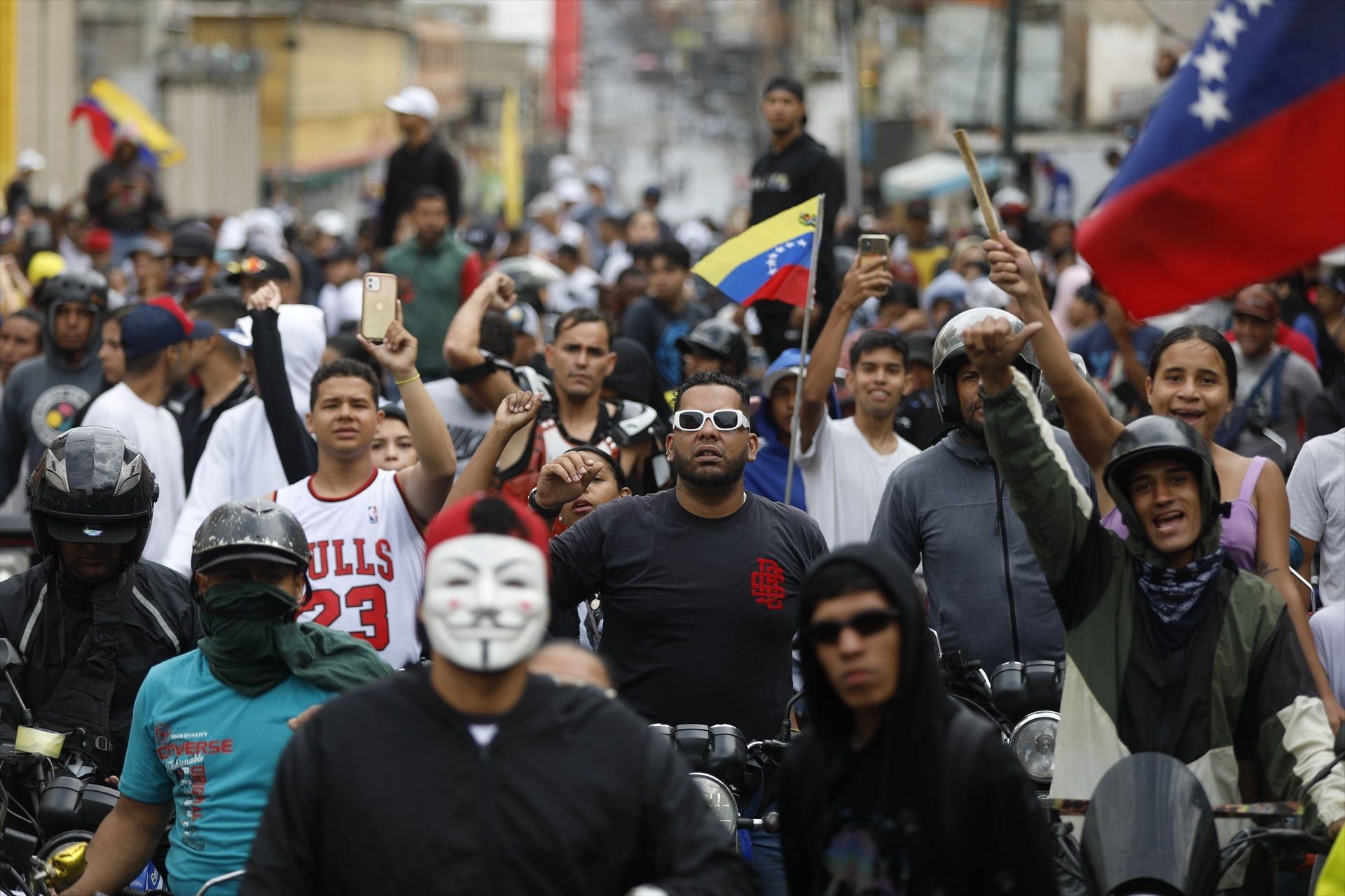 Manifestacions a Veneçuela contra Maduro i les eleccions