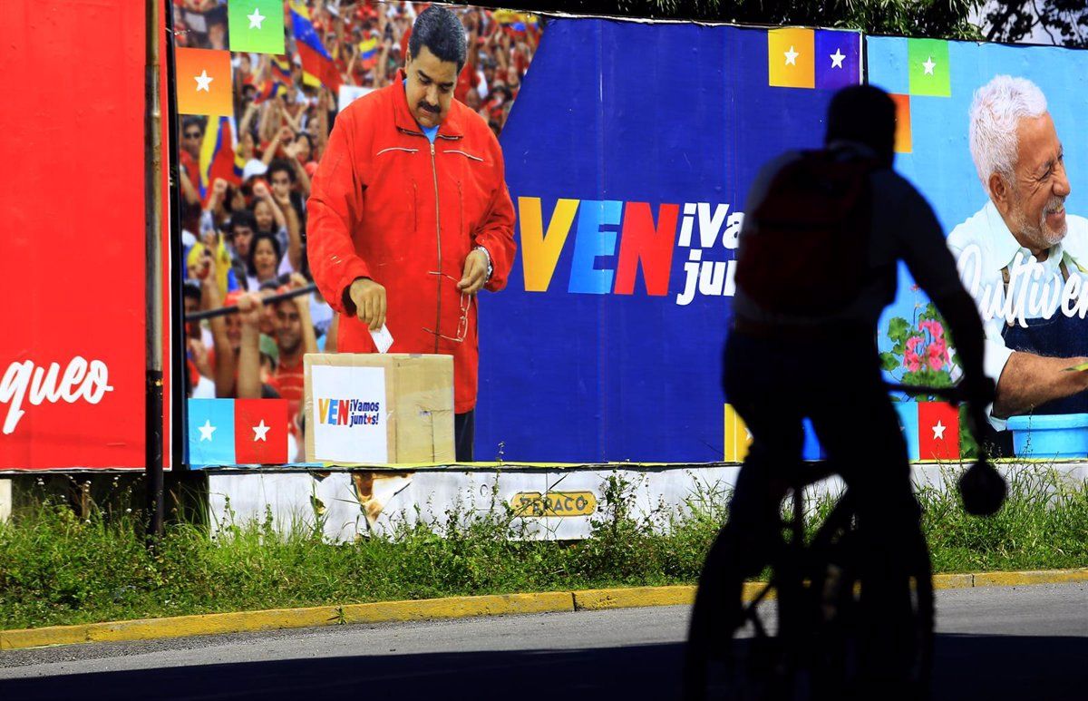 Una imatge de les eleccions de Veneçuela, aquest passat diumenge