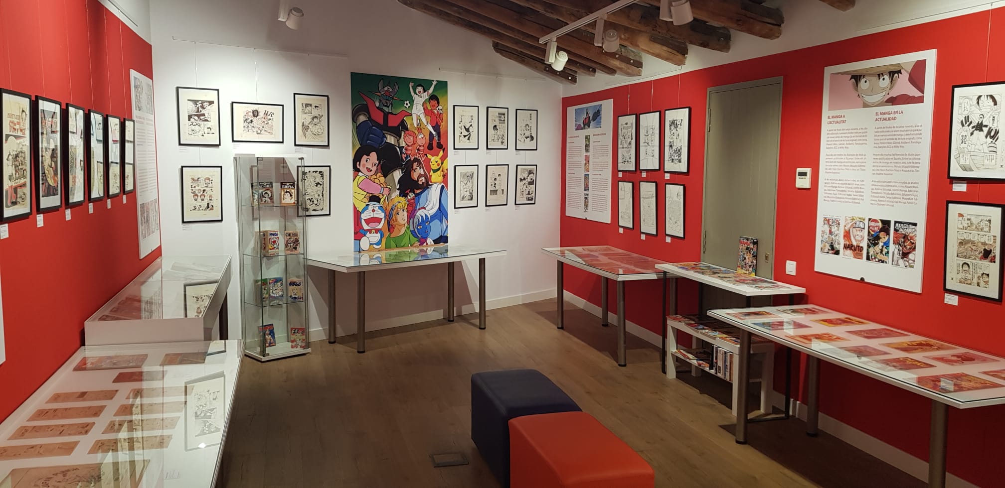 Exposició de manga en el museu del còmic de Sant Cugat