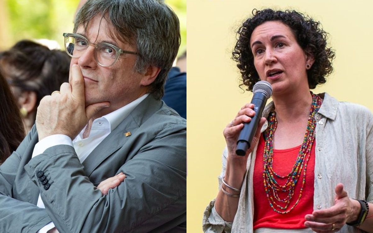 Carles Puigdemont i Marta Rovira, en imatge d'arxiu