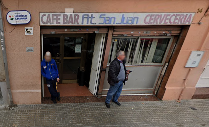 Façana del bar San Juan Atlético de Montcada i Reixac