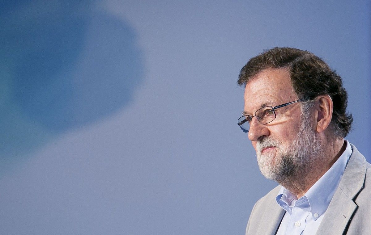 Mariano Rajoy, a la recent Intermunicipal Popular