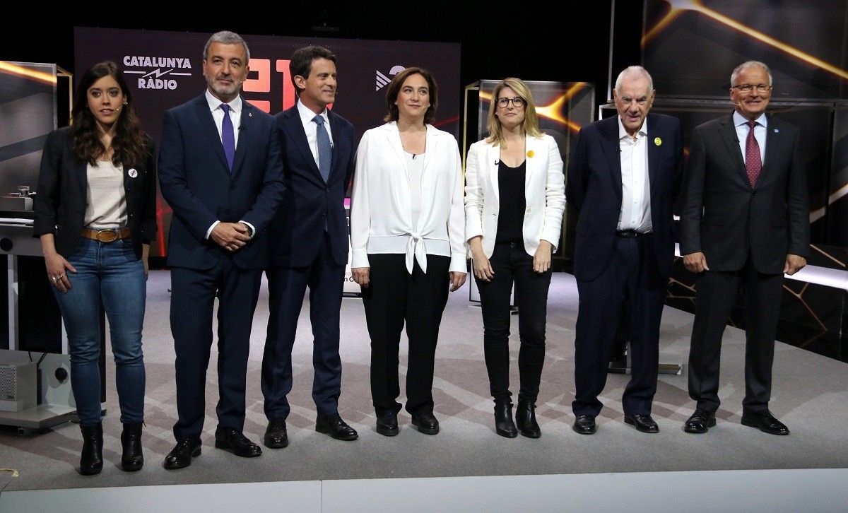 Debat dels candidats a Barcelona a TV3