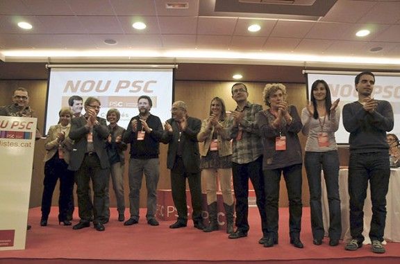Núria López i Esteve Pujol formen part de l'executiva del PSC gironí.