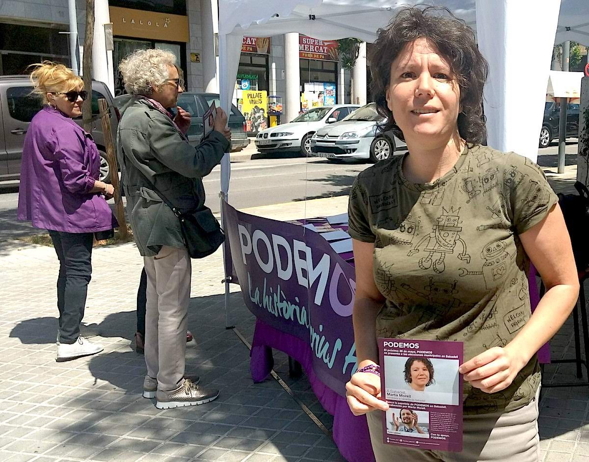Marta Morell, candidata de Podemos Sabadell
