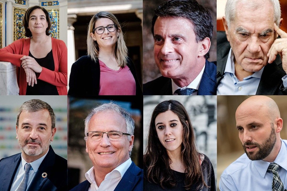 Els candidats a l'alcaldia de Barcelona 