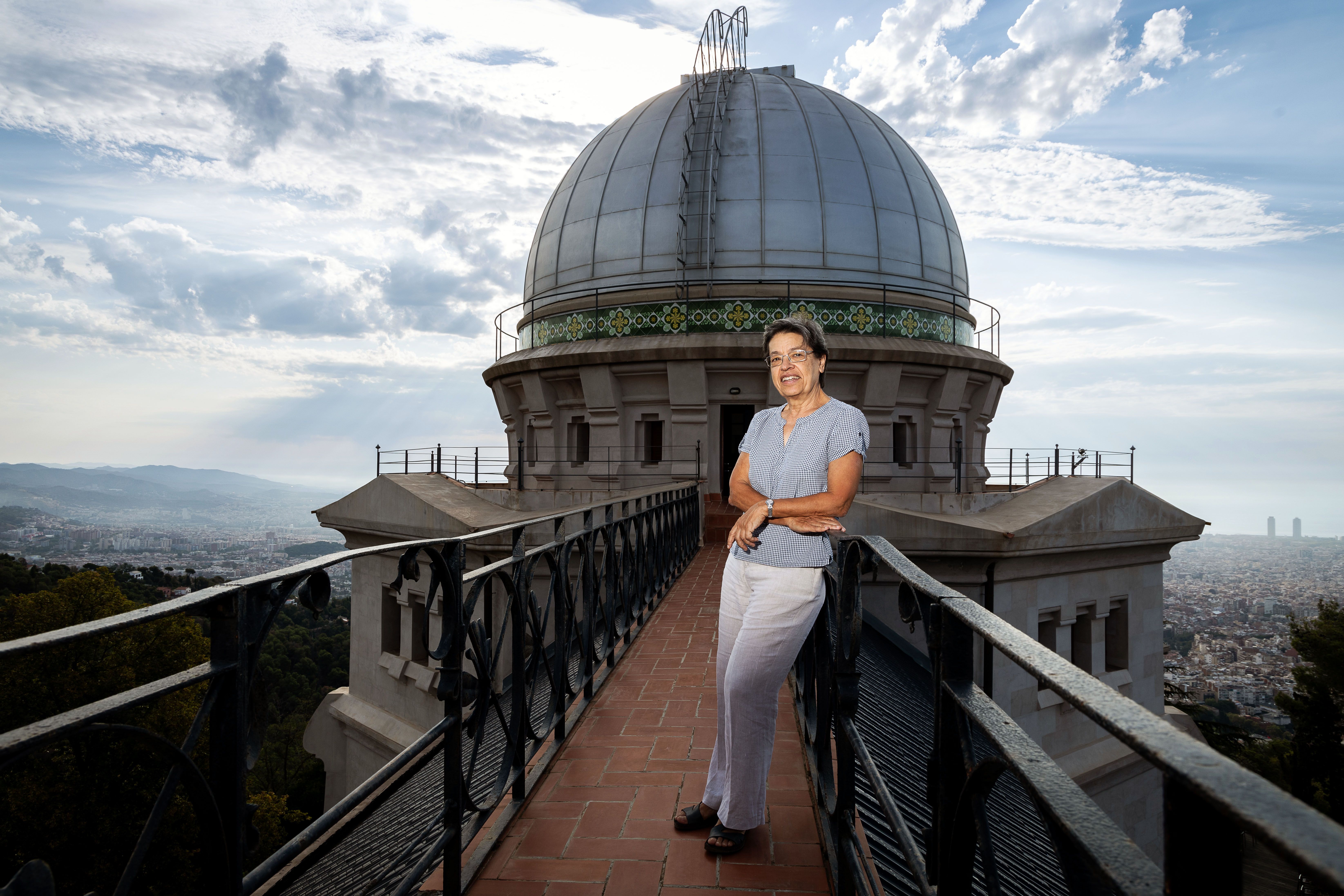 L'astrònoma Carme Jordi a l'Observatori Fabra