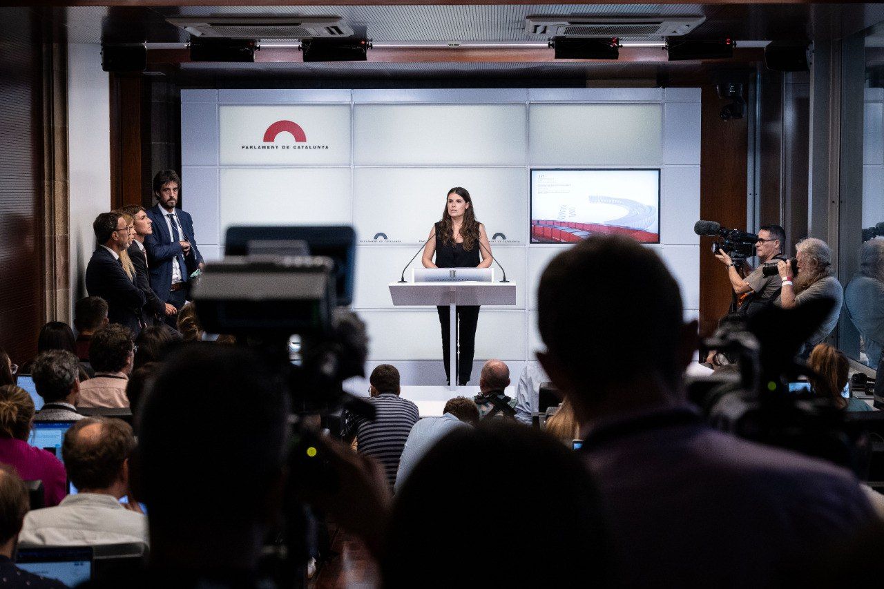 Mònica Sales, portaveu parlamentària de Junts / Foto Hugo Fernández