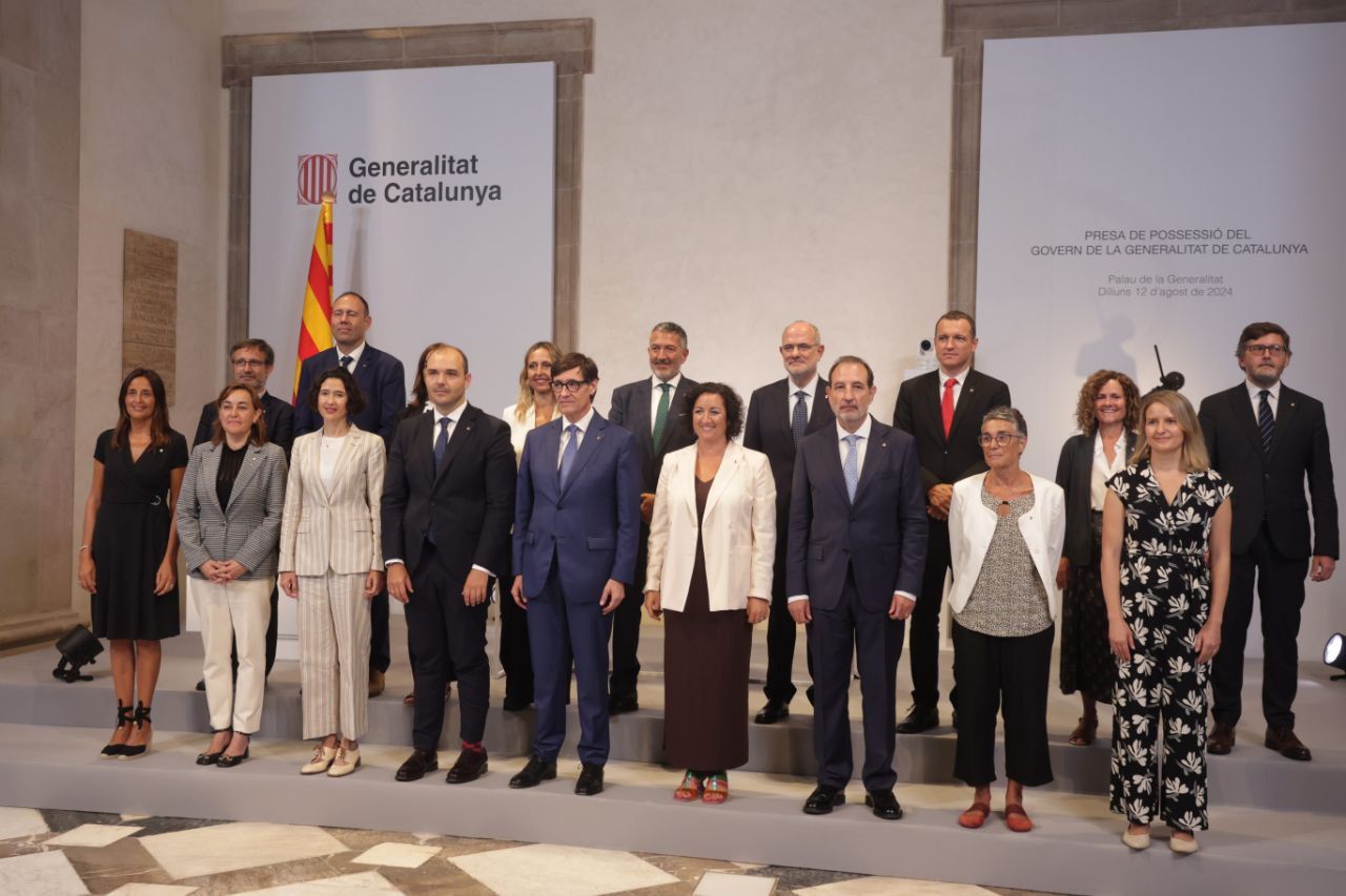 Els consellers del Govern de Salvador Illa han pres possessió aquest dilluns