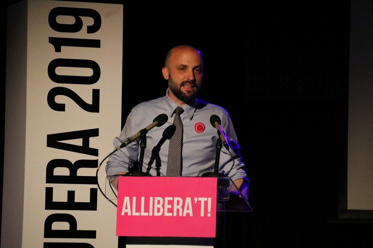 Jordi Graupera, a l'acte final de campanya de Barcelona és  Capital a la sala Bikini