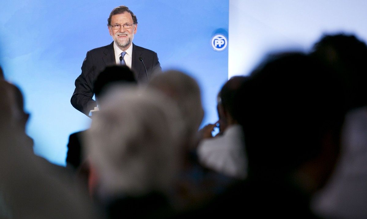 Mariano Rajoy, divendres a Barcelona