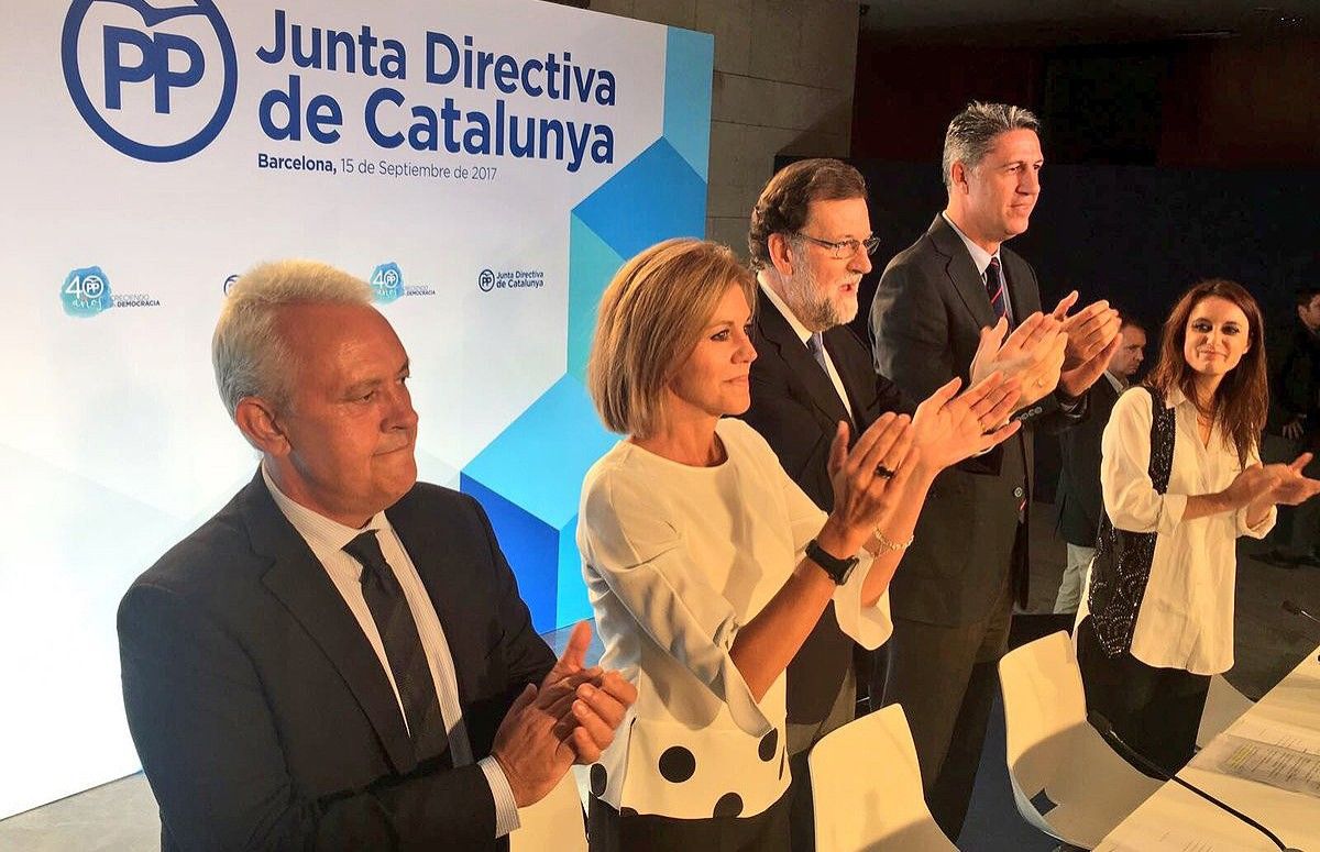 Rajoy, García Albiol i Cospedal, a Barcelona