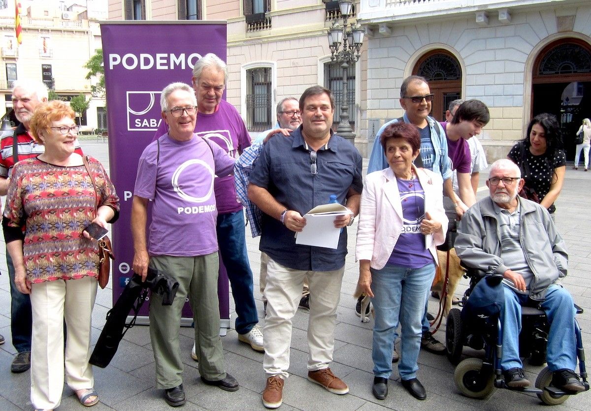 El secretari general de Podem Sabadell, Ramon Vidal