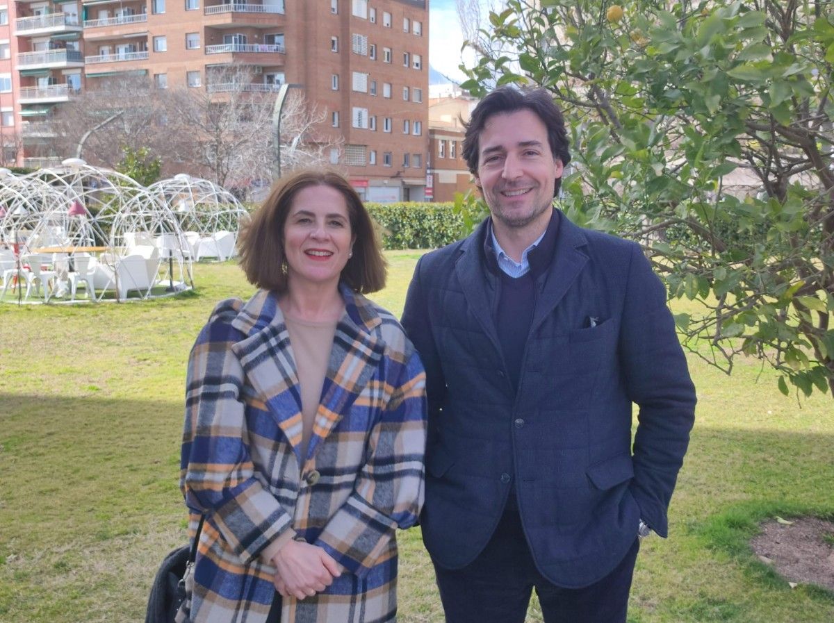 Múnia Fernández-Jordán amb Álvaro Benejam
