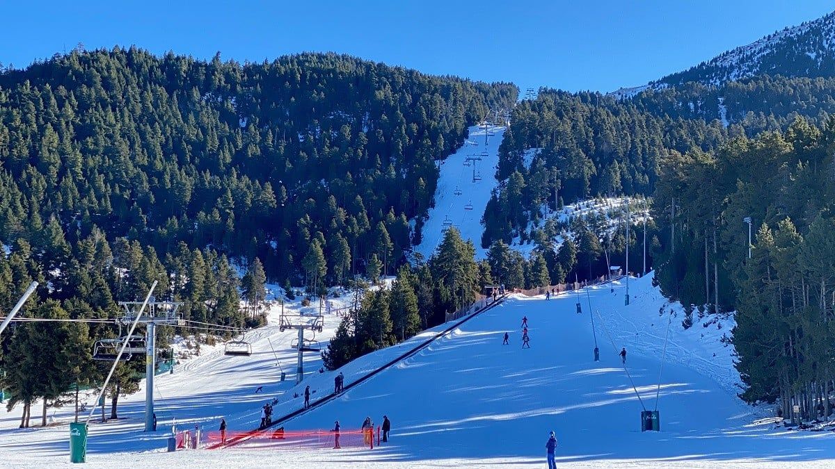 La pista d'esquí de la Masella.