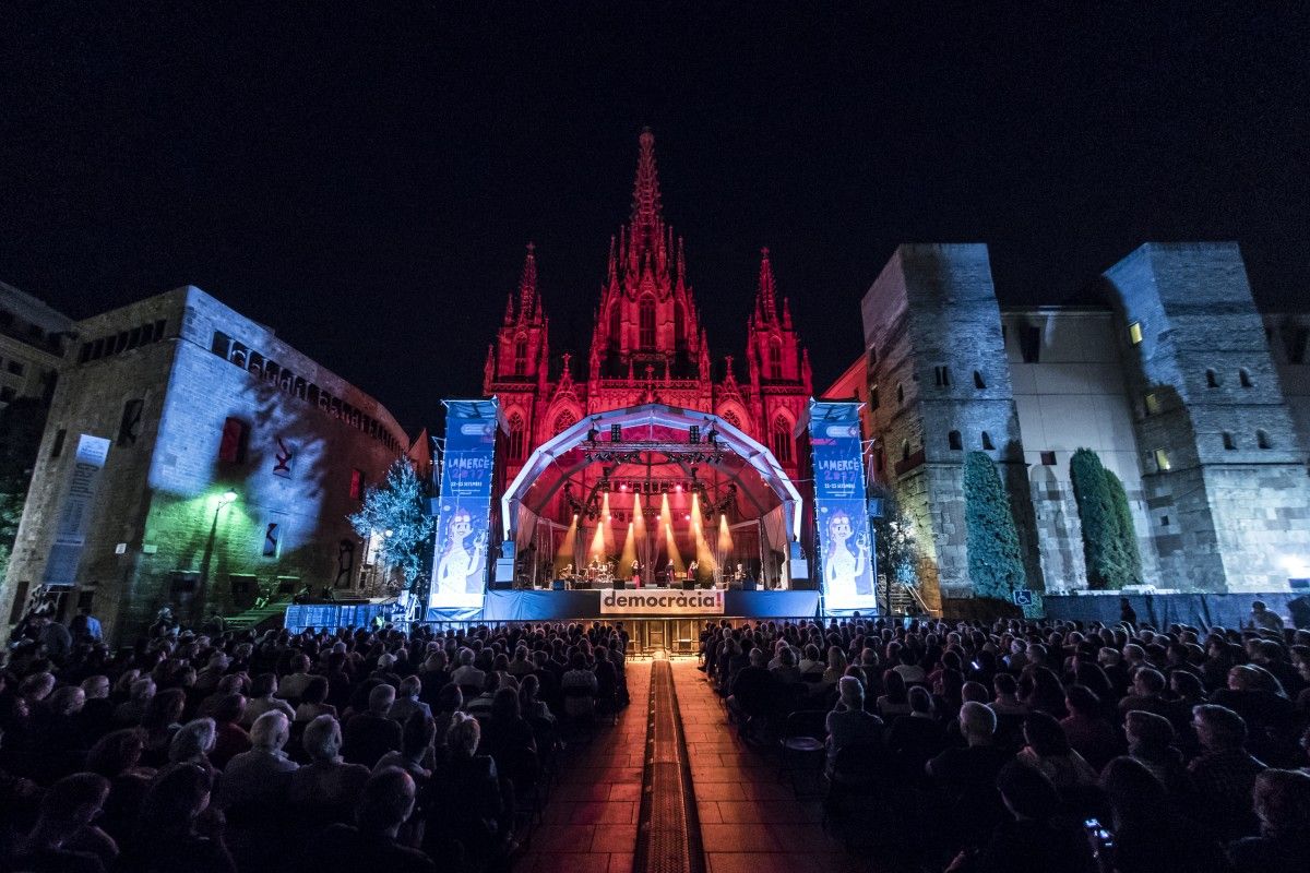 Concert de bellaciao a la Catedral, durant les festes de la Mercè 2017