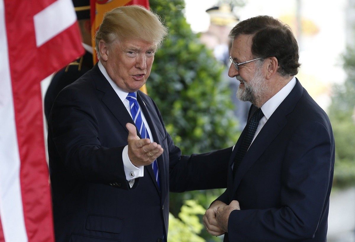 Mariano Rajoy és rebut per Donald Trump a la Casa Blanca