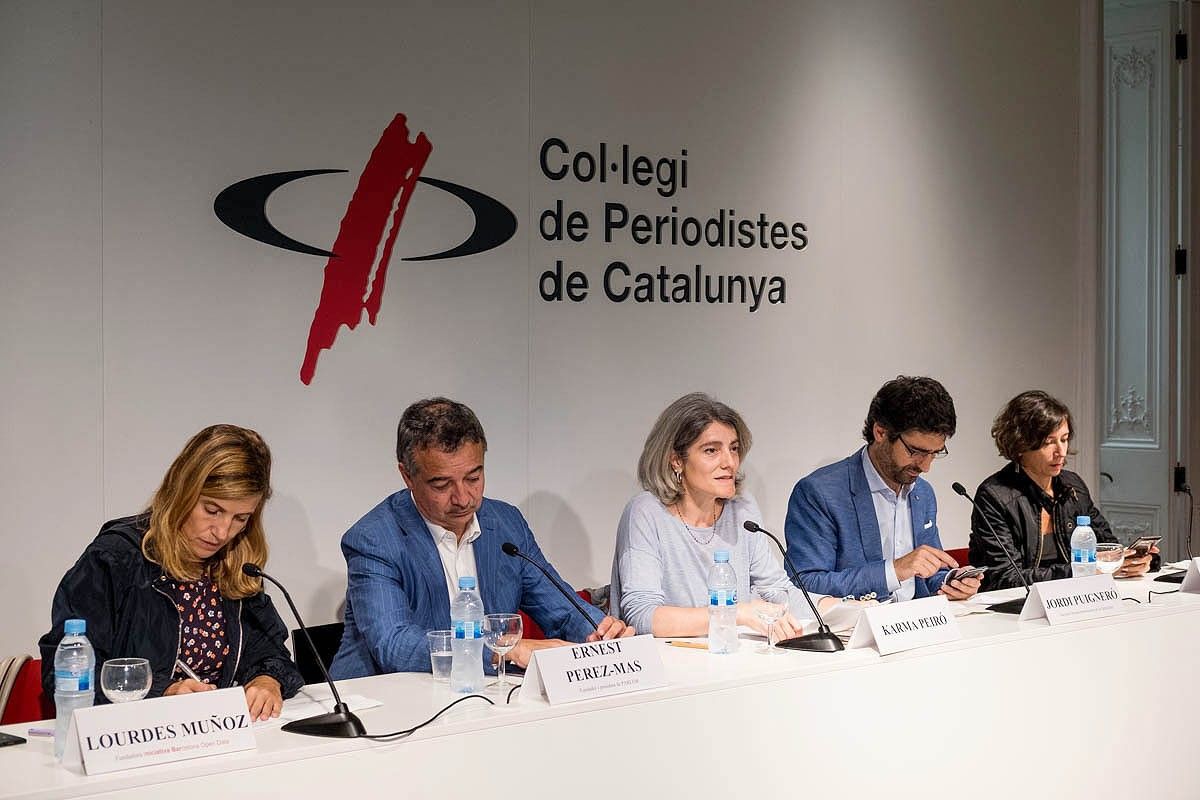 Ponents del debat «Catalunya, nou Estat digital?»