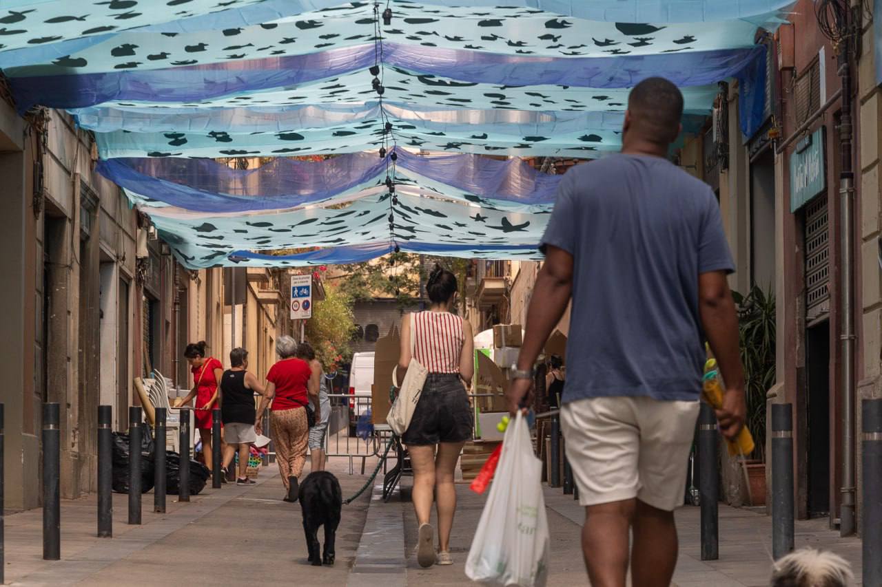 La decoració de les Festes de Gràcia 2024, a Barcelona